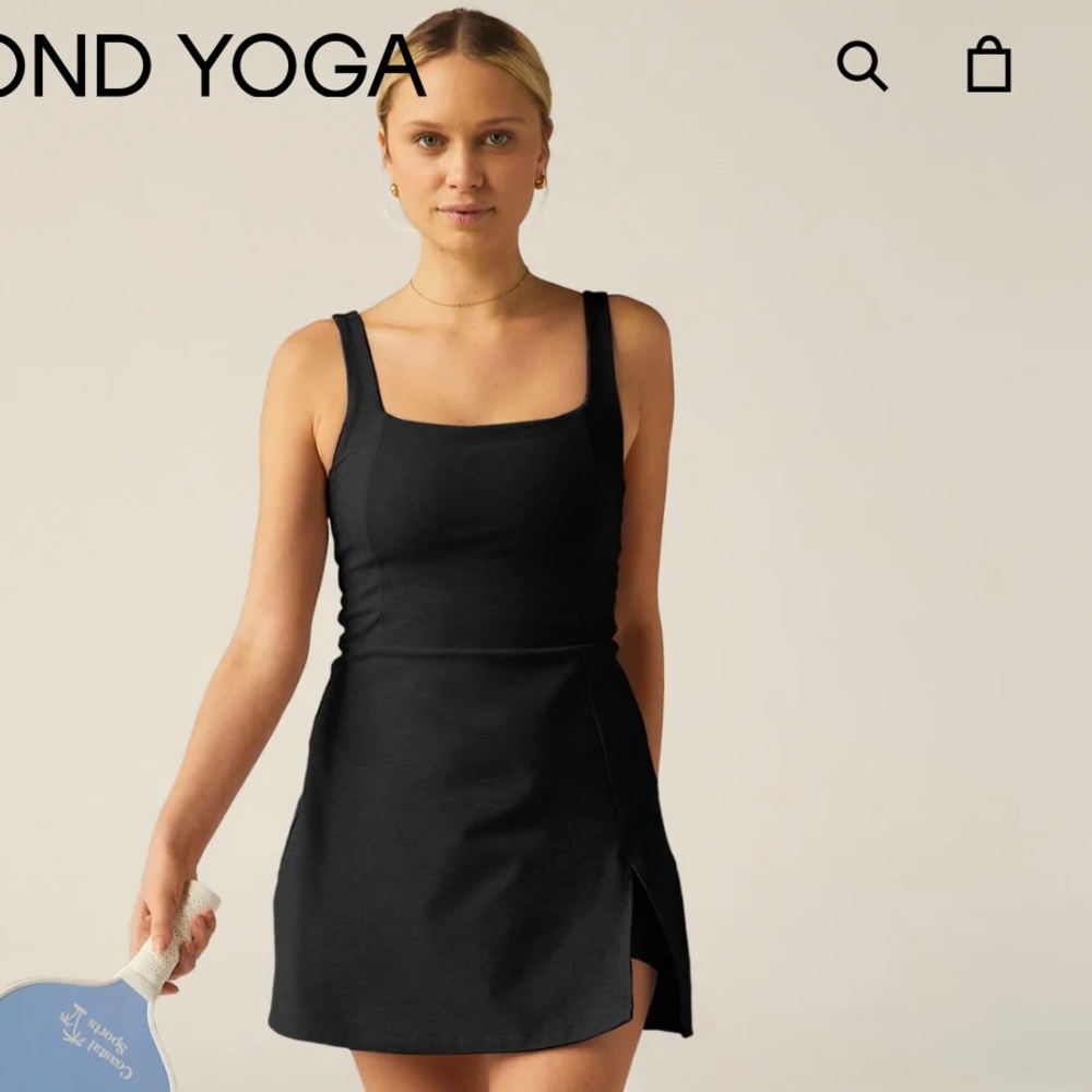Beyond Yoga Black Mini Dress
